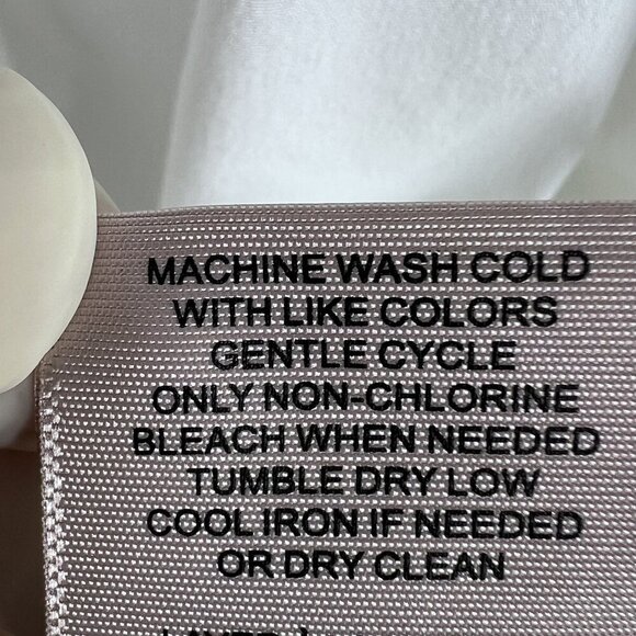 Philosophy Womans 3X White Button Up Blouse Balloon Sleeves Pocket Minimalist - Picture 15 of 16